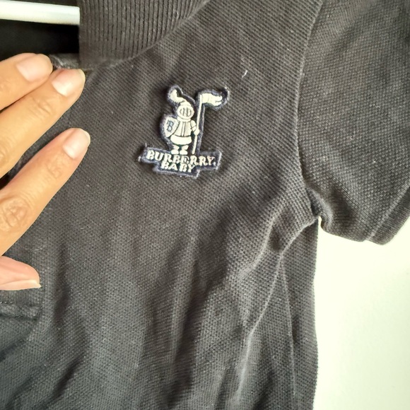 Burberry Baby Children’s Black Polo 2Y - Picture 2 of 6